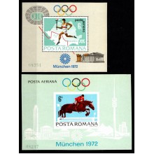 München-olympiaden. Miniark. Postfriske.